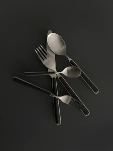 Reliable Manufacturer Trendy Metal Flatware <b>Set</b> Durable Finish For Everyday <b>Dining</b> And Party Service - Product Image 1