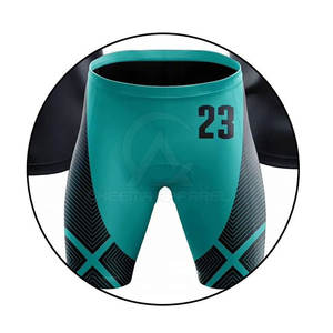 Ensemble de maillots et shorts de flag football personnalisables, fabriqués en tissu à séchage rapide, adaptés aux séances d'entraînement - Product Image 3