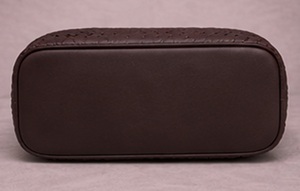 Sac fourre-tout vintage en cuir véritable tressé marron foncé de qualité supérieure pour femme, sac à bandoulière de luxe fait main, pour la plage et le quotidien, OEM ODM - Product Image 4
