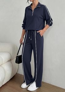 Pantalon de jogging Ever Glow pour femme, couleur unie, polyester/coton, taille élastique 2-en-1, respirant, poches latérales, coupe classique, idéal pour les loisirs - Product Image 4