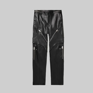 Pantalones de cuero para hombre fabricados en fábrica, en oferta, a precio de mayorista, hechos con cuero de la mejor calidad. - Product Image 1