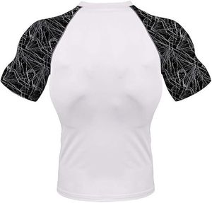 Rashguard personnalisé pour homme, qualité supérieure, idéal pour le BJJ, le Judo, la course à pied, l'entraînement, en polyester, compression, kimono de Jiu-Jitsu - Product Image 4