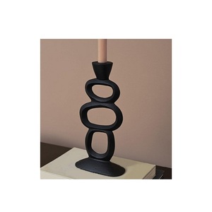 Porte-bougie de qualité supérieure, fait main, en fer, design moderne, forme ronde, à prix compétitif - Product Image 1