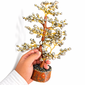 Árbol de pirita natural al por mayor, cristal de Feng Shui, árbol de dinero, piedra preciosa curativa, bonsái, decoración de la riqueza, regalo hecho a mano, decoración del hogar - Product Image 3