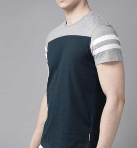 Wholesale High Quality 100% Cotton Eco-Friendly Breathable Blank Casual Men's O Neck T-Shirts Custom Logo Design Loose Fit - Product Image 2