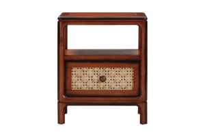 LAYTON BRAND Table de chevet en bois 2 tiroirs Meubles de chambre à coucher Ensemble de chambre à coucher Emballage en carton du Vietnam Fourniture directe à bon prix - Product Image 2