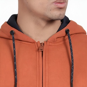 Sudaderas con capucha de alta calidad para hombre, extragrandes, con cremallera completa, de algodón y forro polar, estilo urbano, unisex, para invierno, venta al por mayor, OEM - Product Image 6