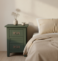 Table basse moderne et durable avec 2 tiroirs, en bois de caoutchouc blanc et MDF, marque PKP, meubles de salon, garantie 1 an