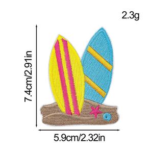 Patch brodé personnalisé en gros, thermocollant ou à coudre, pour vêtements de mode, uniformes, logo, patch décoratif en chenille écologique - Product Image 5