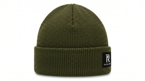 RUITER IMPEX Olive <b>Green</b> <b>Beanie</b> Hat Unisex Adult Casual Winter Cuffed Solid Color Acrylic Knitted 3D Embroidery Street Style - Product Image 4