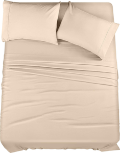 <b>King</b> <b>Size</b> Fitted Plain Waterproof High Quality Disposable Hotel Use 100% Cotton Flat Fitted <b>Sheet</b> Sets of 4-Piece - Product Image 5