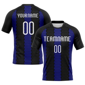 Conjunto de Uniforme de Voleibol Personalizado, Conjunto de Camiseta y Pantalones Cortos Negros y Azules con Estampado del Equipo, para Entrenamiento de Voleibol, Conjunto Deportivo - Product Image 2