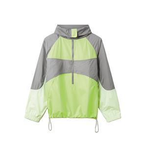 Veste coupe-vent de course pour femme avec logo personnalisé, tissée, légère, zippée, haut de survêtement, coupe-vent uni, veste de sport vierge - Product Image 1