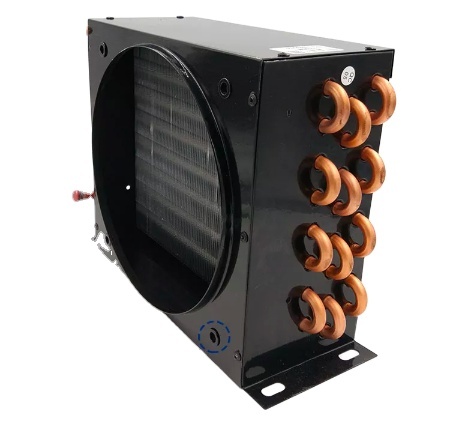 Custom Air Cooled Refrigerator Condenser Heat Exchanger Fin Type air Cooled Refrigerator Condenser