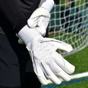 Football Goalkeeper <b>Gloves</b> Professional Customized High Grip German <b>Latex</b> Palm Custom Soccer Goalie <b>Gloves</b> Finger Save - Product Image 3
