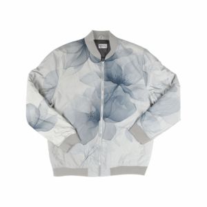 Custom Made Sublimation Lightweight <b>Zip</b>-<b>Up</b> Varsity Bomber <b>Jacket</b> with Customizable Design Unisex Winter Polyester/Cotton - Product Image 1