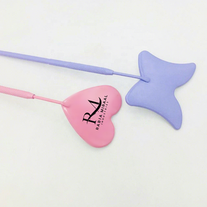 Nouveau produit Miroir pour extensions de cils avec poignée diamantée en forme de cœur / papillon / rose pâle / violet avec revêtement en poudre - Product Image 1