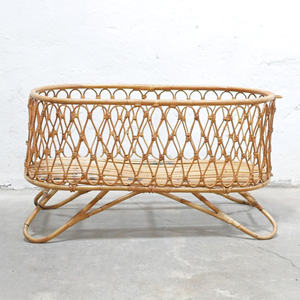 Cuna de madera para bebé, cunas de caña natural, cuna de ratán de gran venta, moisés al por mayor para bebés - Product Image 1