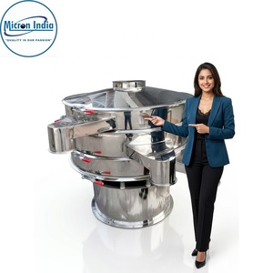 Máquina Tamizadora Vibratoria Automática de Acero Inoxidable con Control PLC |   Barril Digital para Polvo de Alta Eficiencia, Multicapa, Bajo Ruido - Product Image 1