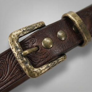 Best Wholesale Casual Box <b>Frame</b> Steel Buckle Cow Hide Leather OEM Fashion Custom Logo Adjustable Length Eco-Friendly Stylish - Product Image 5