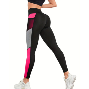 Active Wear Sports <b>Legging</b> for Plus Size <b>Women</b> Smooth Skinny High Waist Yoga Casual Breathable Spandex/Nylon Mid-Calf Winter - Product Image 2