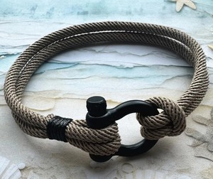 Minimalist Braided Leather & Cotton <b>Rope</b> <b>Bracelet</b> Durable Handcrafted Adjustable Cute Children's Anniversary Cord - Product Image 2