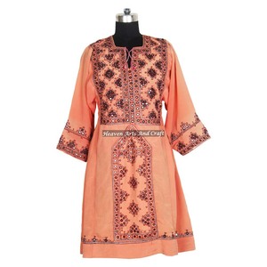 Vestido Balochi Bordado a Mano Kuchi, Vestido con Monedas Balochi Hechas a Mano, Vestido Tribal Vintage Kuchi, Traje Étnico, Gran Venta 2026 - Product Image 6