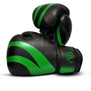 High Quality Custom Logo Leather Boxing <b>Gloves</b> with <b>Moisture</b> Wicking and Hook & Loop Closure-New Design Wholesale - Product Image 5