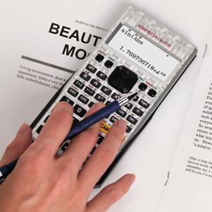 Pantalla personalizable multifuncional de <span class=keywords><strong>2</strong></span> líneas 12 dígitos 272 función calculadora científica electrónica para exámenes - Product Image 5