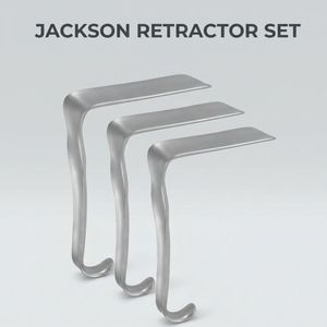 Juego de Retractores Jackson de Alta Calidad, 3 Tamaños (Pequeño, Mediano, Grande) con Espéculos Sims de Acero Inoxidable para Ginecología, Herramienta Quirúrgica - Product Image 1