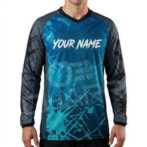 เสื้อเจอร์ซีย์จักรยานเสือภูเขาแบบสั่งทำพิเศษ ปี 2026 แบบพิมพ์ลายเต็มตัว ระบายอากาศ แห้งเร็ว แขนยาว ผู้ผลิต OEM - Product Image 2