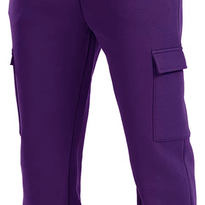 Pantalones Deportivos Casuales de Felpa para Mujer, Diseño Elegante y Personalizado de Primera Calidad, con Bolsillos - Product Image 2