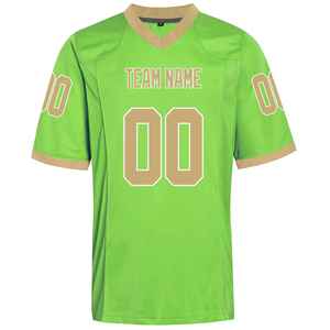 Maillots de football américain rétro personnalisés OEM/ODM imprimés par sublimation, 100 % polyester, manches courtes - Product Image 6
