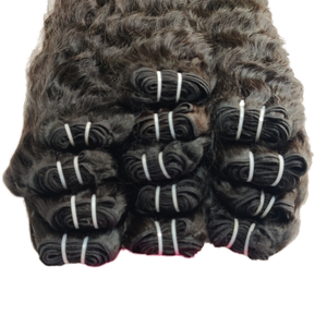 Fabrique en gros 100% Extensions de cheveux humains indiens à double trame à cuticule alignée non transformés Remy Natural Straight Wave - Product Image 1