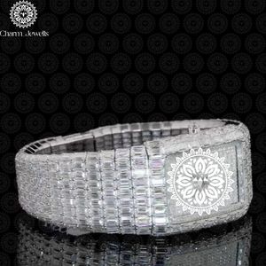 Charm_Jewells - Brazalete de Acero Inoxidable de Lujo para Hombre, Correa de 20 mm, Cierre Oculto con Botón, Movimiento Mecánico, Resistente al Agua 10 Bar - Product Image 4