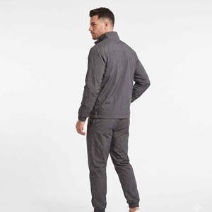 Ensemble de survêtement coupe-vent personnalisé pour hommes, haute qualité, respirant, en nylon, avec blocs de couleur, fermeture éclair, capuche, vêtements de sport OEM - Product Image 4