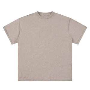 Custom Oversized 100% Cotton <b>T</b>-shirts 260gsm Men Oversized Drop Shoulder Boxy <b>T</b> Shirt - Product Image 1