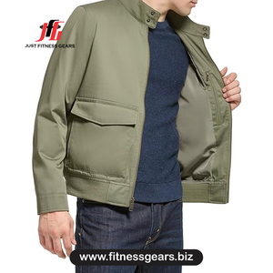 Blouson bomber imperméable uni pour enfants et garçons - Product Image 2