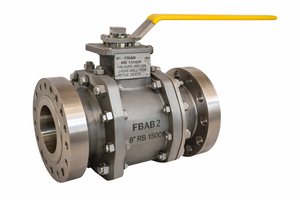 วาล์วบอล C-WAY FBAB2 ขนาด 8 นิ้ว รุ่น RB 1500 ป้องกันไฟได้มาตรฐาน RTJ  วัสดุ ASTM A350 LF2 ตัววาล์ว 316SS  สำหรับน้ำแรงดันสูง - Product Image 4