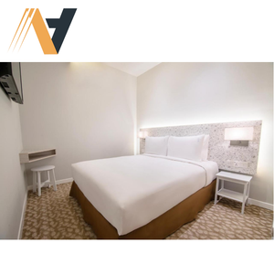 Projet Holiday Inn en bois dur OEM ODM cadre de lit compression canapé table armoire cuisine garde-robe Table hôtel chambre meubles - Product Image 1