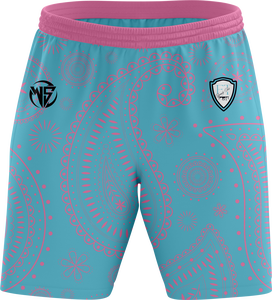 Ensemble de maillots de basket-ball pour hommes, sans manches, col en V, imprimé numérique, uniformes en mesh, shorts à cordon de serrage, respirant, imprimé paisley, 100% coton - Product Image 4