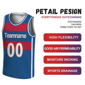 Maillots de basket respirants en sublimation avec bordures élastiques, maillot de basket léger en polyester personnalisé pour hommes - Product Image 3