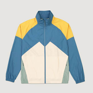 Cortavientos Impermeable Unisex con Bloques de Color |   Carcasa Activa Ligera y Resistente a la Intemperie |   Chaqueta Impermeable OEM para Entrenamiento - Product Image 6