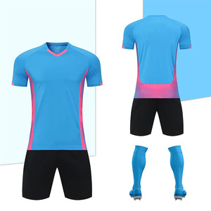 Custom Adult Football Jersey Set 100% Polyester Quick Dry Sublimation Soccer Uniform Short Sleeve Personalized Team Kits OEM Who - Product Image 5