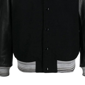 Varsity <b>Jackets</b> Wool Body Genuine <b>Leather</b> Sleeves Winter Wear Smart Stylish Varsity <b>Jacket</b> for <b>men</b> - Product Image 4