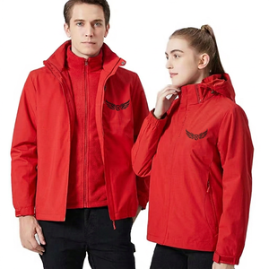 Unisex Long Canvas <b>Thin</b> Hooded Jacket Windproof Sporty Embroidered Logo Front Zipper Autumn Wear Solid Color Polyester Shell - Product Image 2