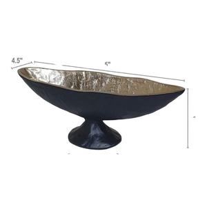 Cuenco para servir frutas y nueces, cuencos de estilo Pedestal de lujo dorado y negro, precio competitivo, cuencos hechos a mano para manualidades de Metal, otra decoración del hogar - Product Image 1
