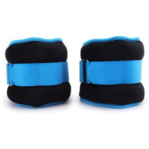 Sangles de cheville réglables professionnelles robustes avec rembourrage en néoprène, anneau en D, protection complète et fermeture auto-agrippante pour le fitness - Product Image 1