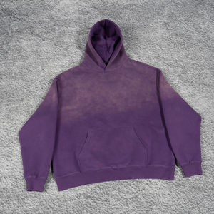 Sweat-shirts personnalisés 380 g/m² 100 % coton imprimé et brodé, coupe ample, col large, luxe discret, pour hommes et femmes - Product Image 1