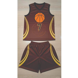 Uniforme de Baloncesto Sublimado de Alto Rendimiento, Anti-Pilling, Costuras Duraderas, Ropa Deportiva para Equipos de Baloncesto - Product Image 1